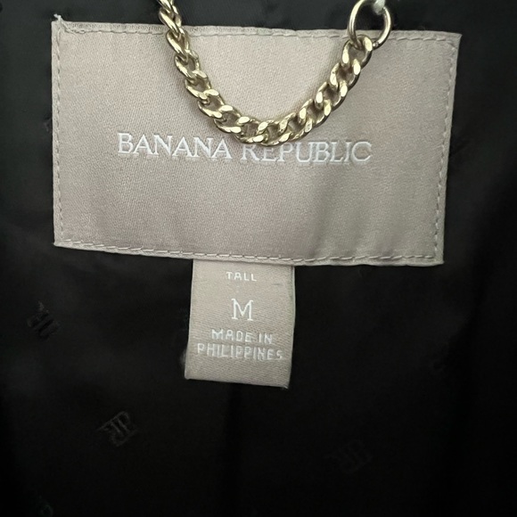 Banana Republicans Colbalt Blue Puff Sleeve Wool Coat - Picture 7 of 9